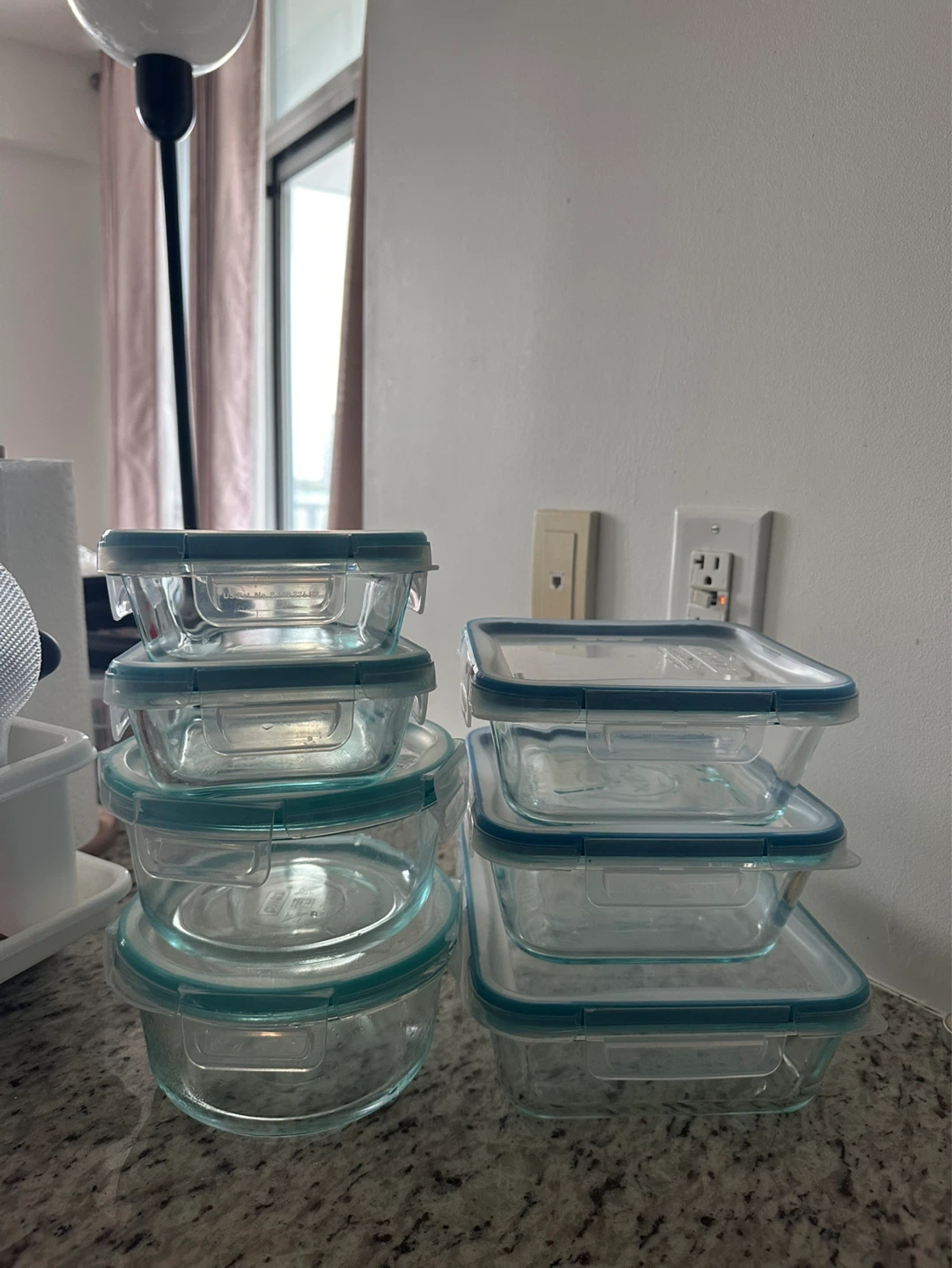 Glass Food Storage Containers Set
