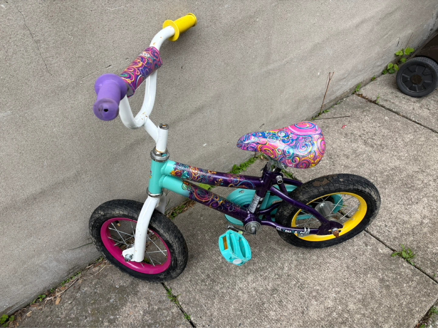 Kids' Bike with Teal Frame