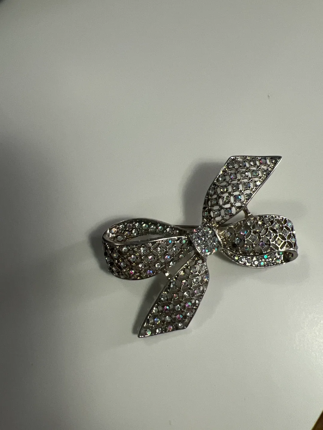 Sparkly Bow Brooch