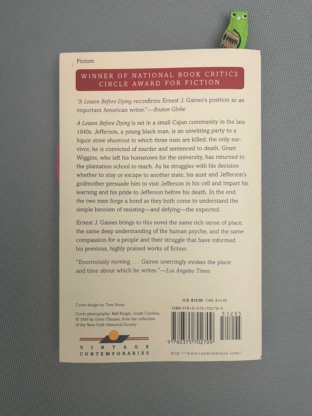 A Lesson Before Dying by Ernest J. Gaines - photo 2