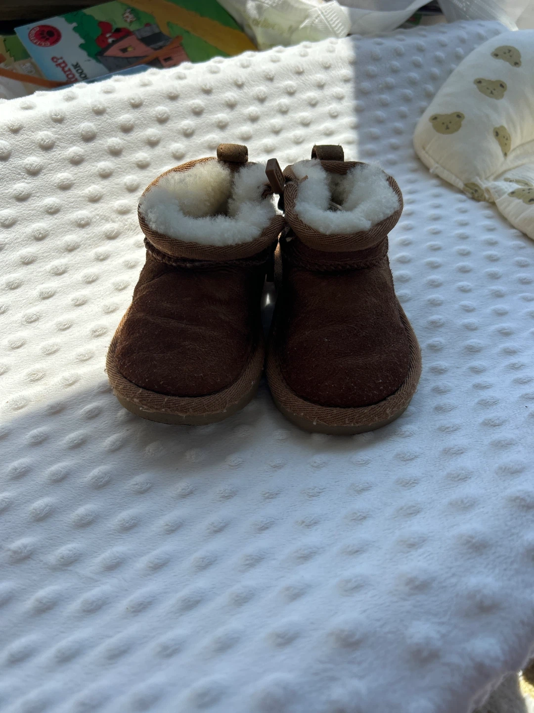 UGG Australia Baby Boots Size 5 Toddler Brown Sheepskin - photo 2