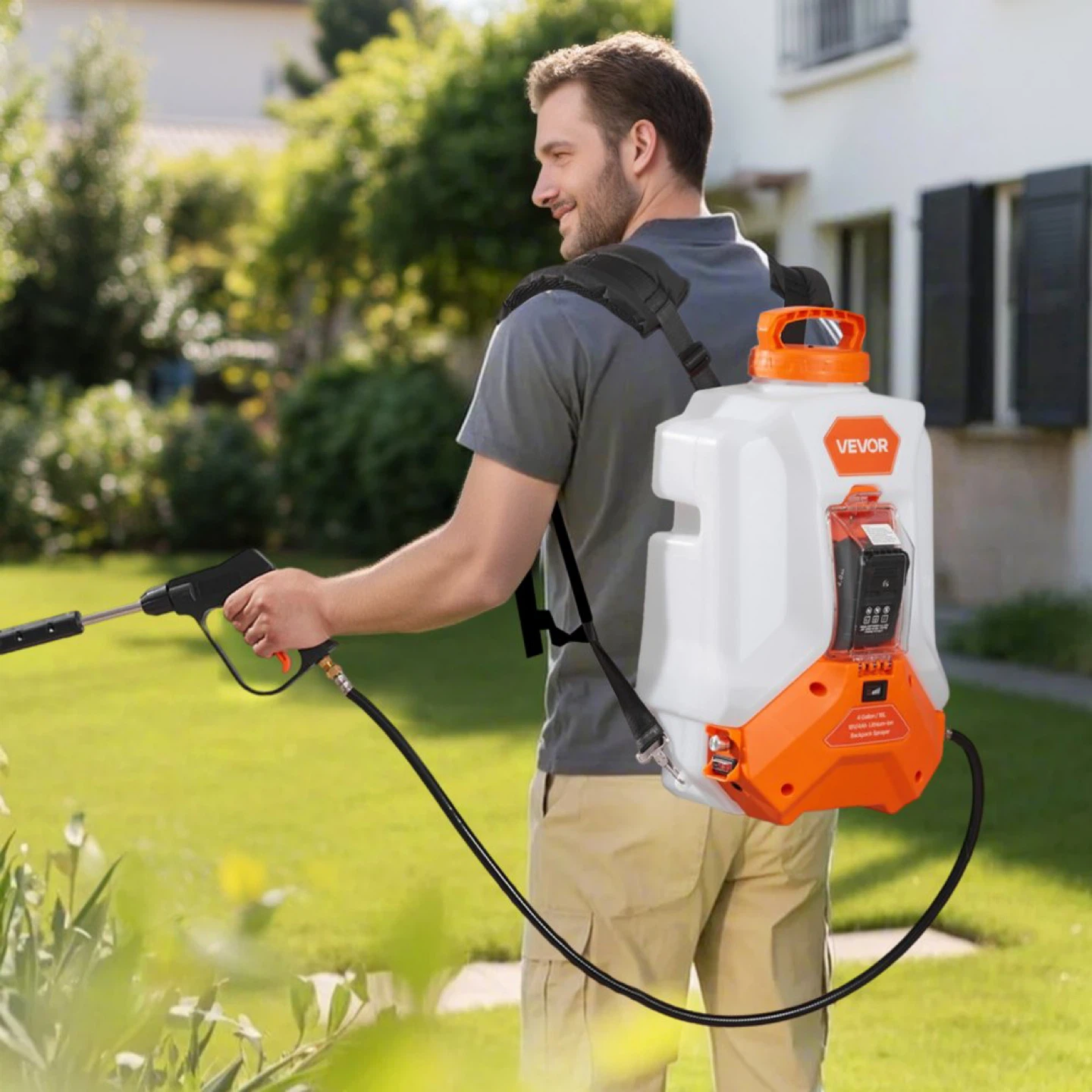 VEVOR 4 Gallon 16L Electric Backpack Sprayer - photo 4