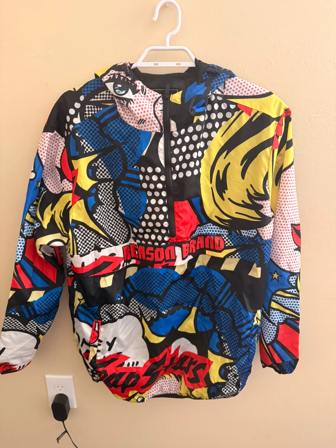 Reason Brand Pullover Anorak Jacket Size L