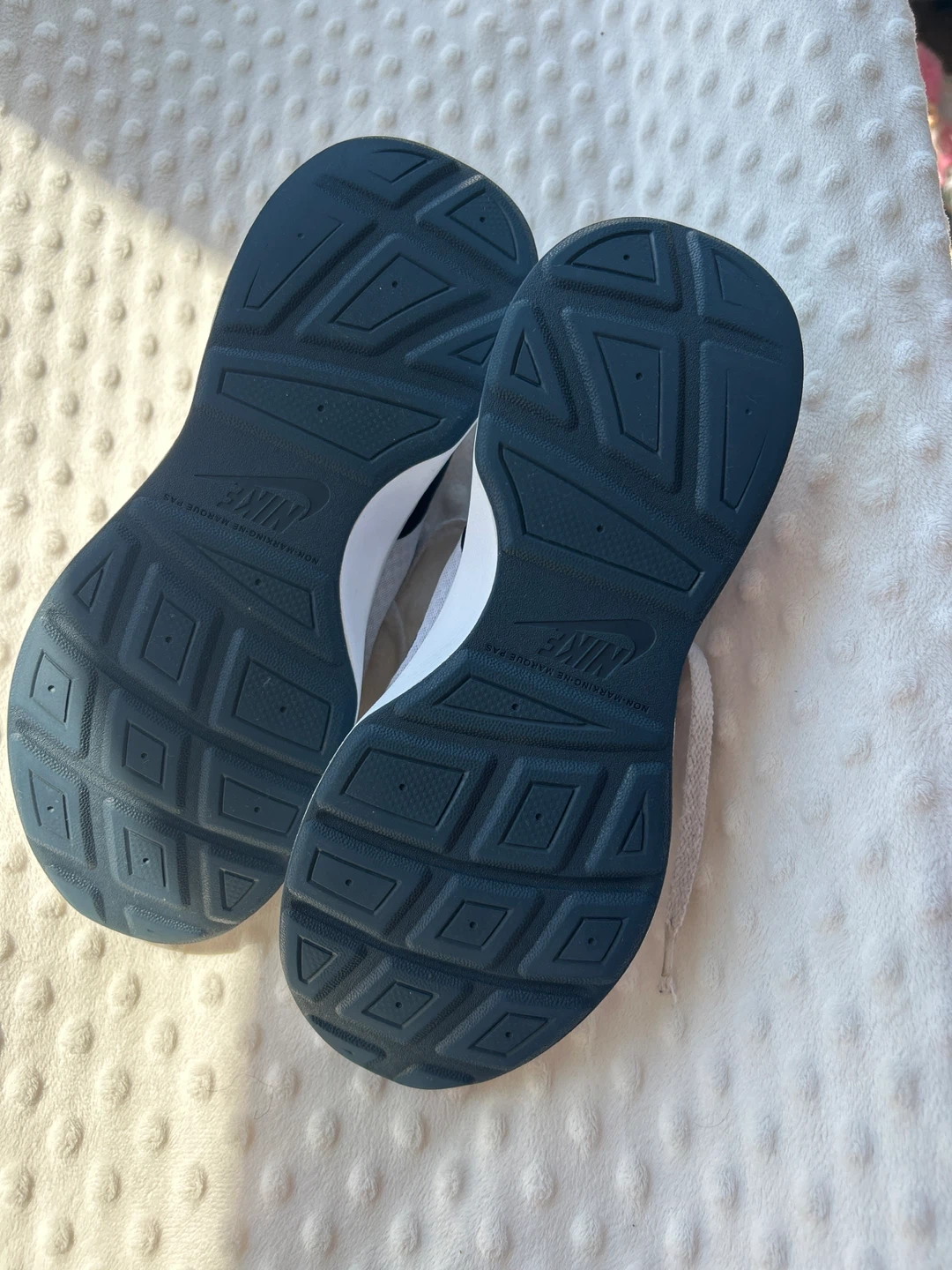 Nike Kids' Athletic Shoes - White/Blue, Size 4.5Y - photo 3