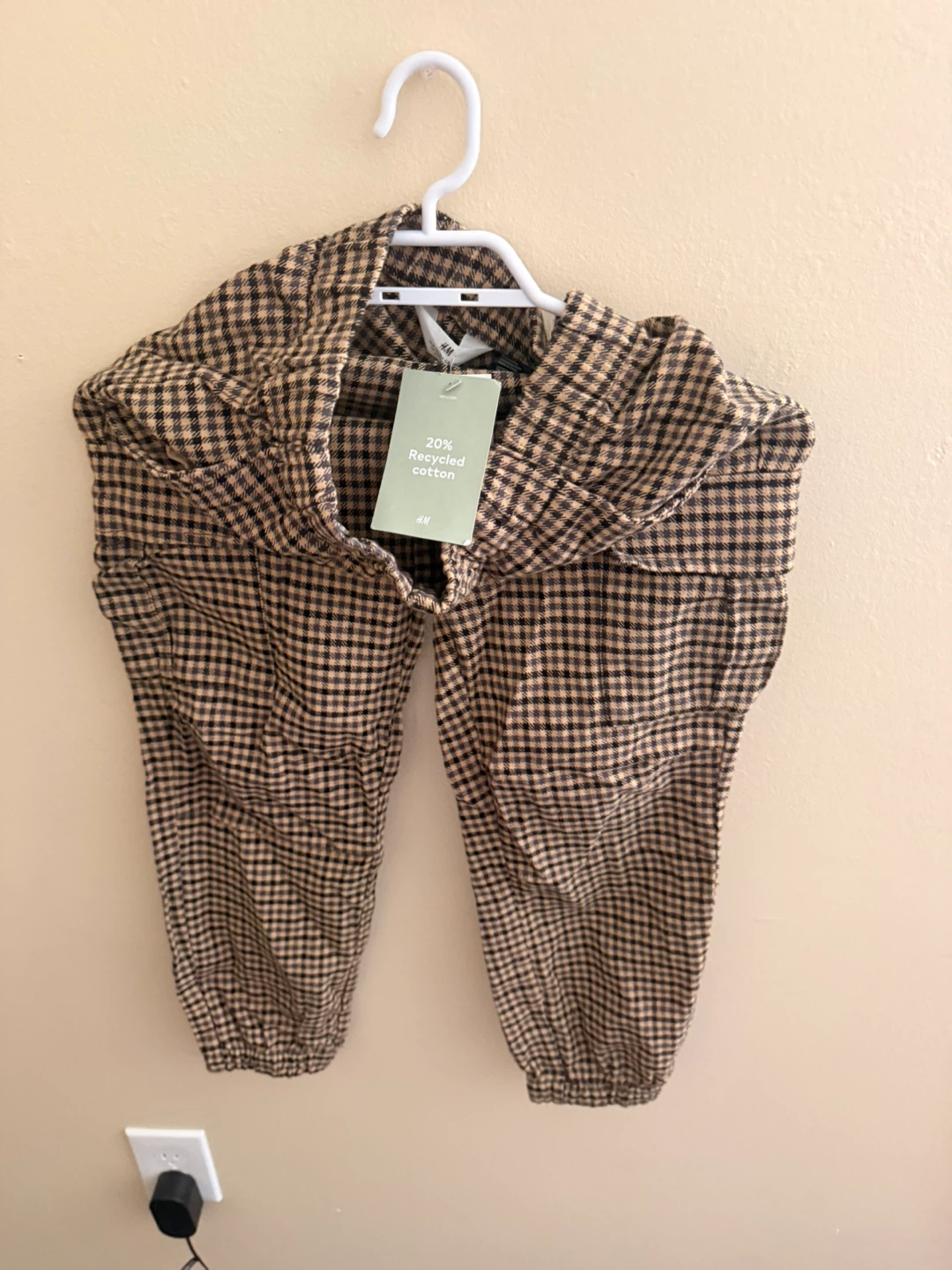 H&M Plaid Pants - UK 7-8Y