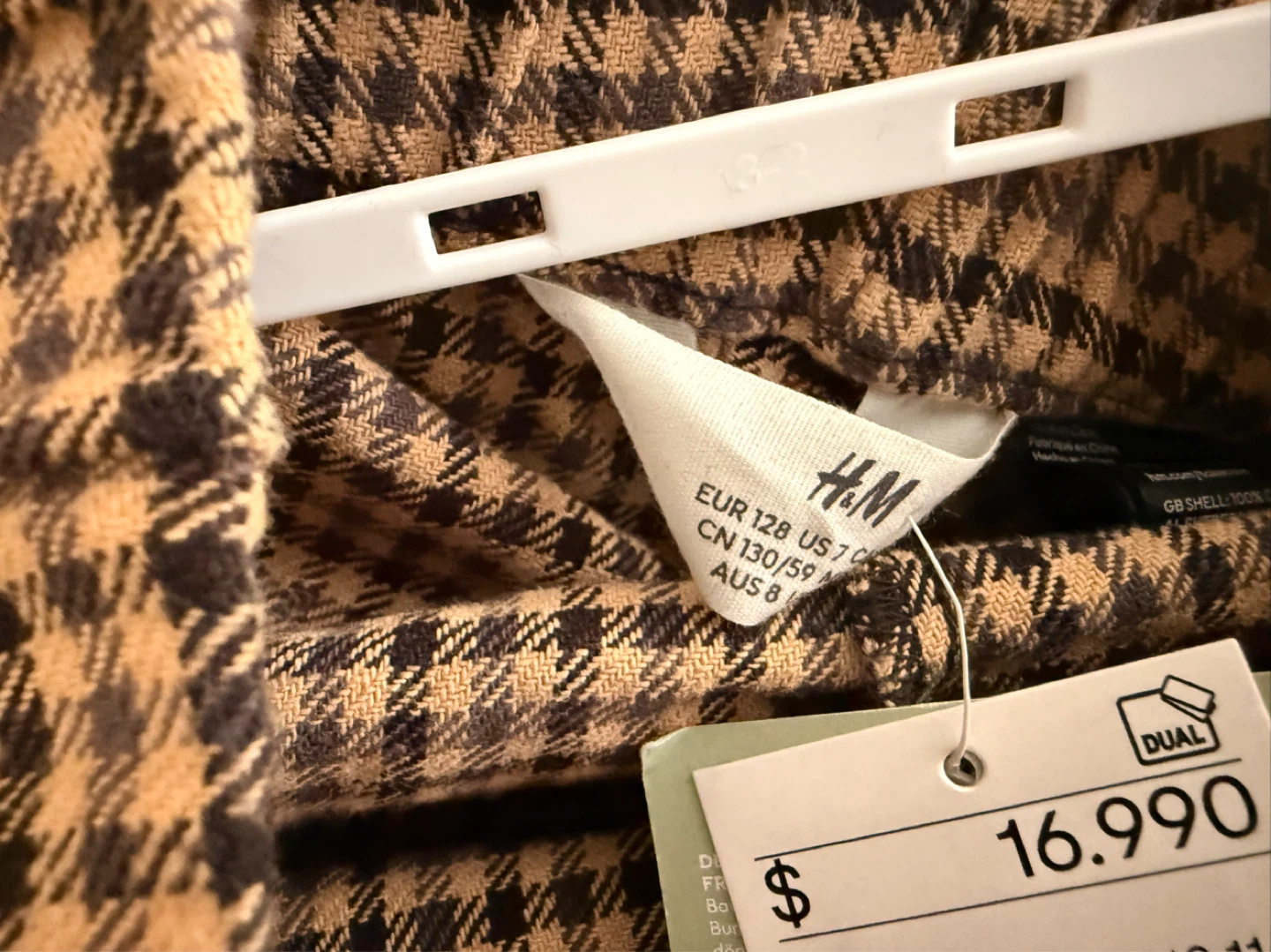 H&M Plaid Pants - UK 7-8Y - photo 3