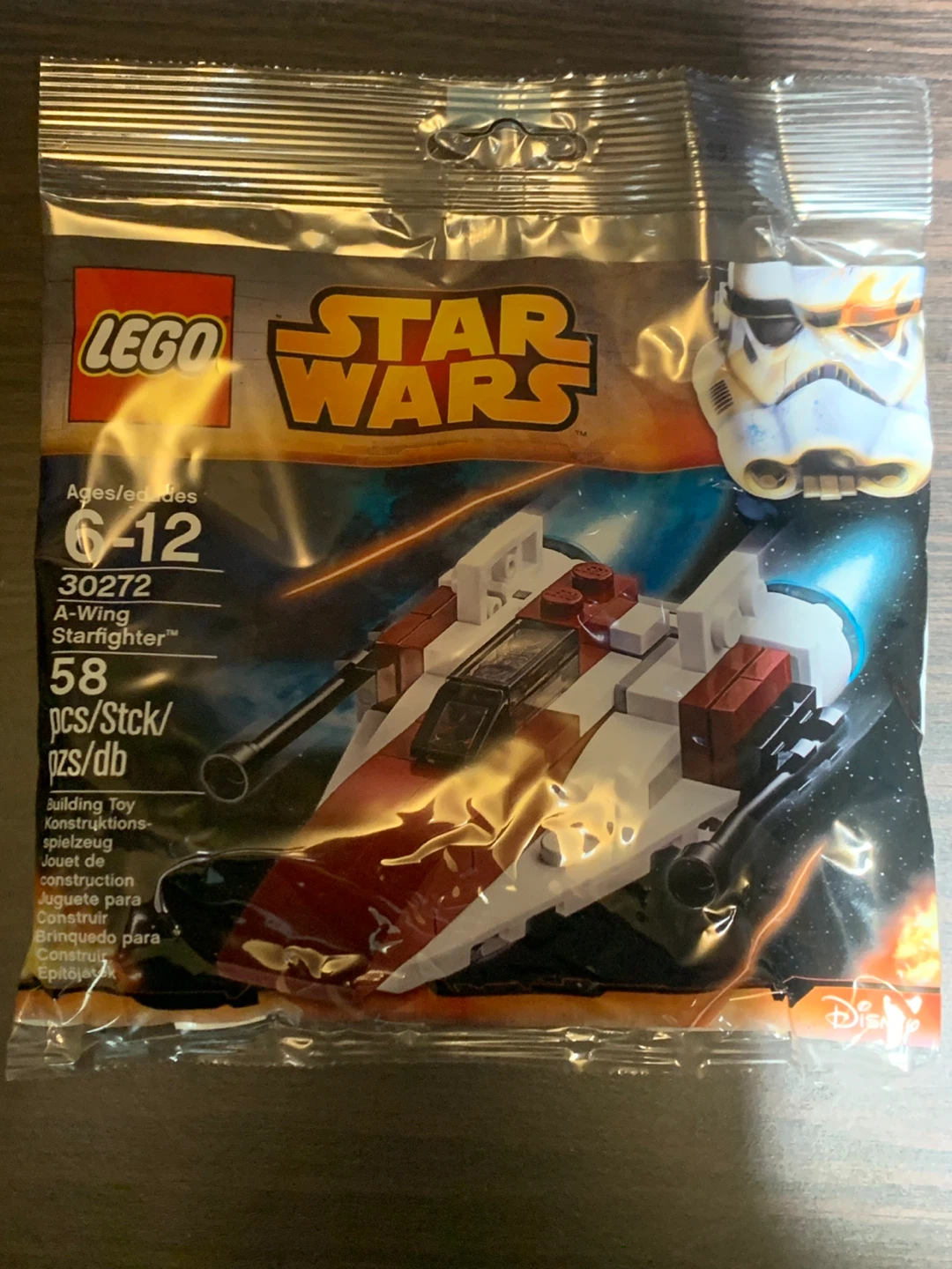 LEGO Star Wars A-Wing Starfighter Set 30272 & Sticker Books