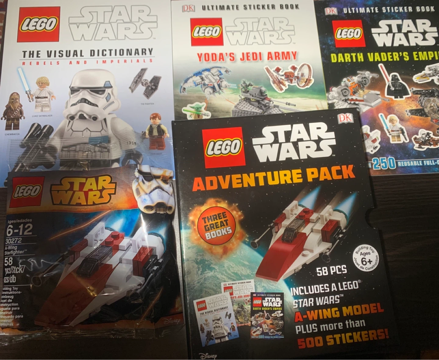 LEGO Star Wars A-Wing Starfighter Set 30272 & Sticker Books - photo 3
