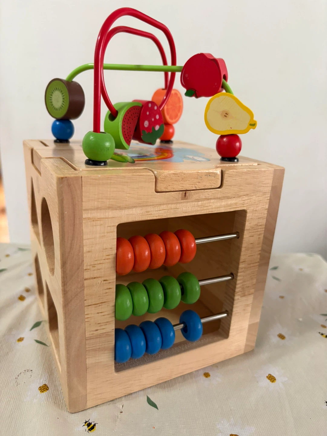 Wooden Activity Cube - photo 2
