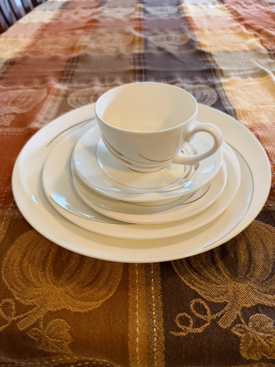Wedgwood Serenity Bone China Cup and Saucer Set