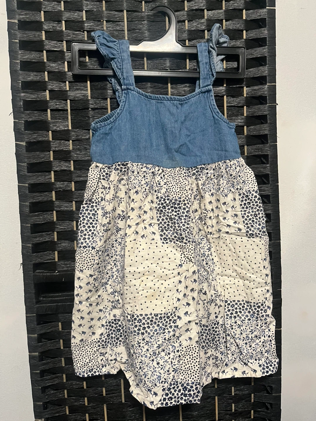 Kids Denim and Floral Patchwork size 4 kids
