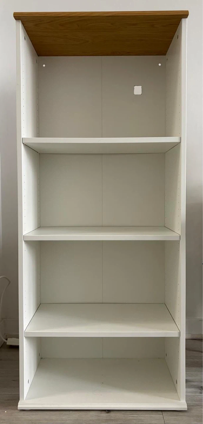 IKEA SKRUVBY Bookcase (White, 60 × 140 cm) - photo 3
