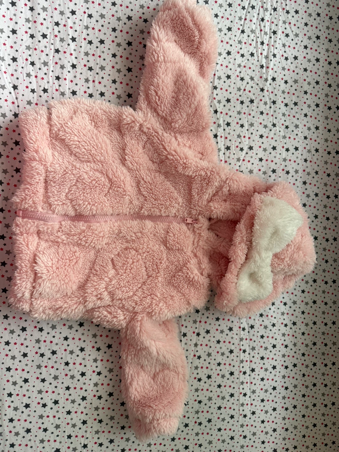 Baby Girl's Pink Fleece Pram Suit & Sleepers Bundle - photo 3
