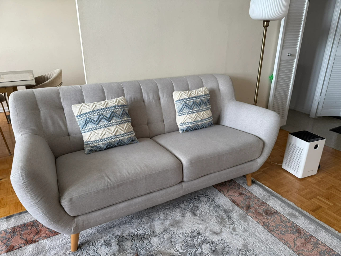 3 Seater Grey Sofa - photo 2