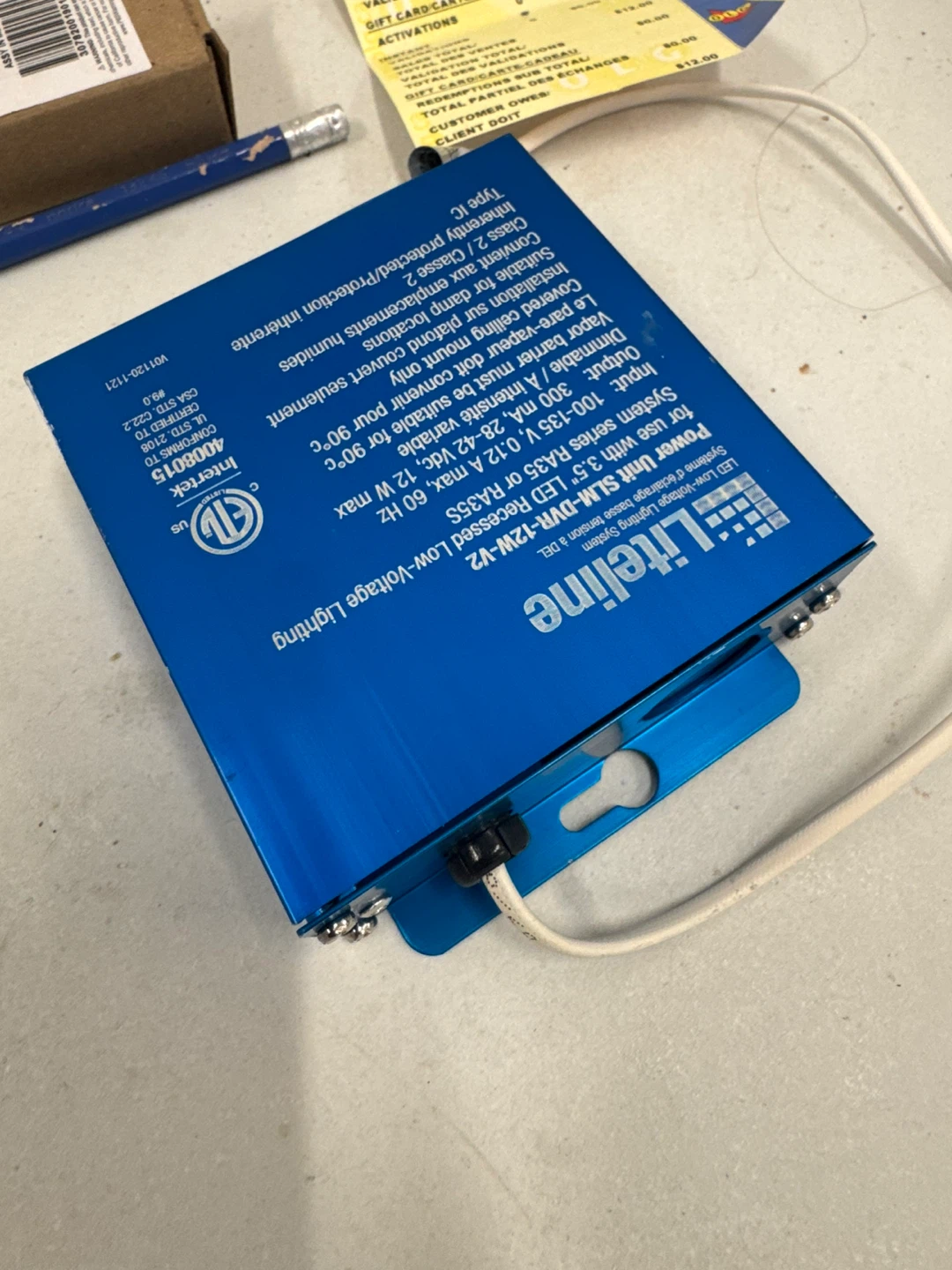 Liteline SLM-DVR-12W-V2 LED Power Unit
