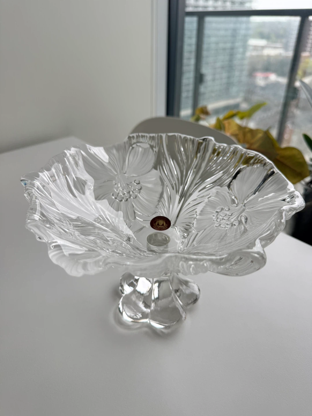 Walthersglas Crystal Footed Bowl