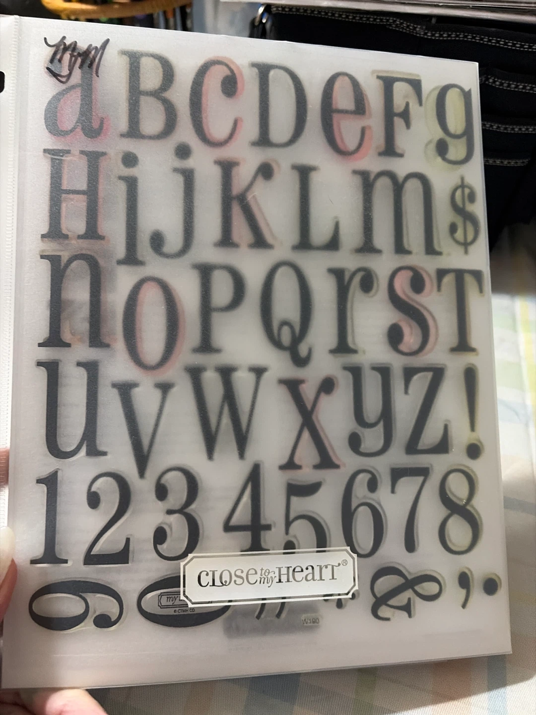 Close to My Heart Stamp Sets - Alphabet & Phrases - photo 5