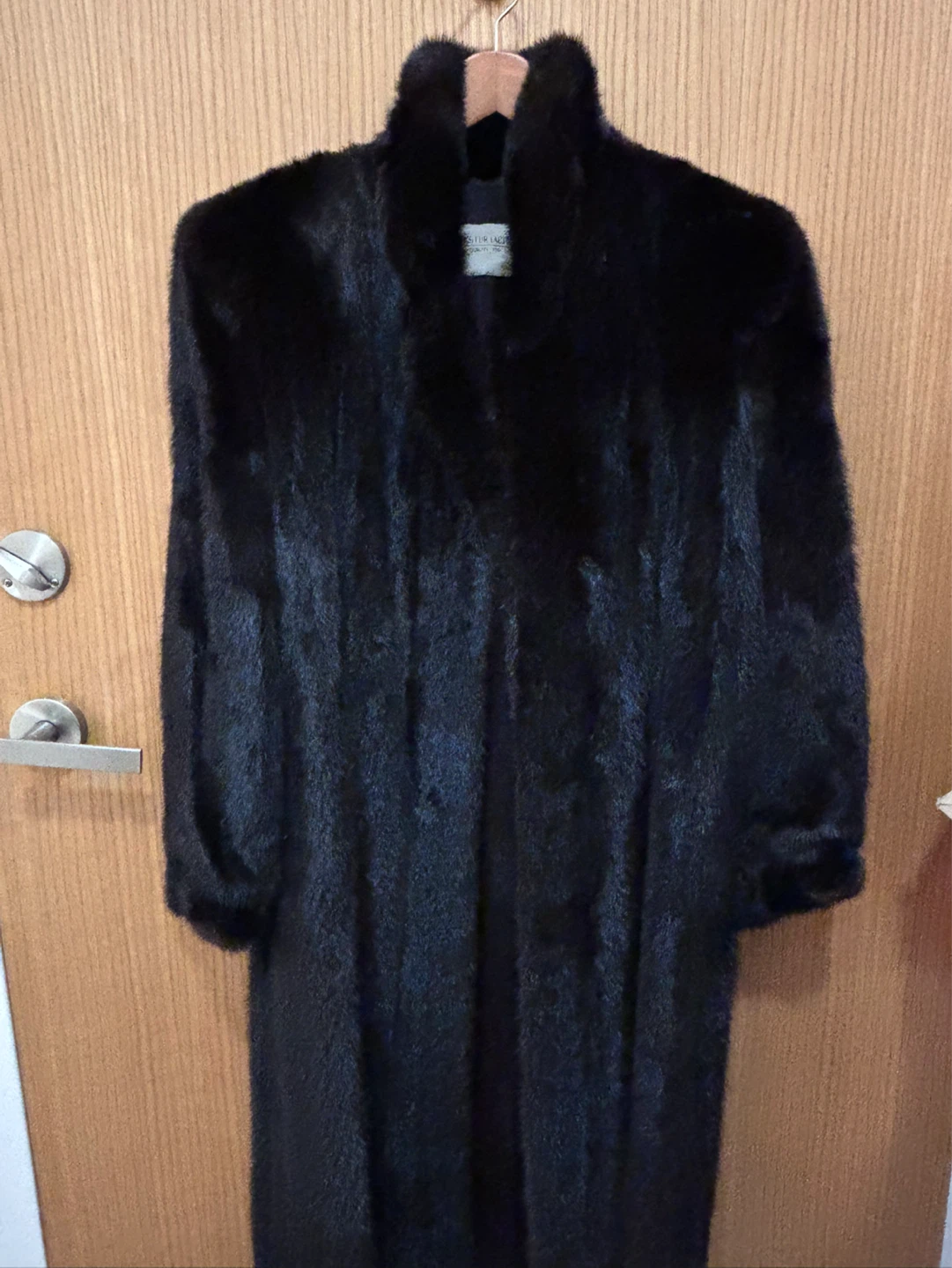 Adler's Fur Factory Vintage Black Mink Fur Coat
