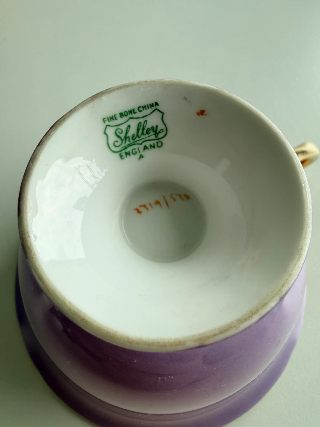 Vintage Shelley England Teacup (Fine Bone China) - photo 4