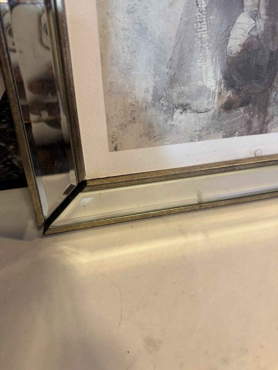 Mirrored Framed Elephant Art Print - photo 3
