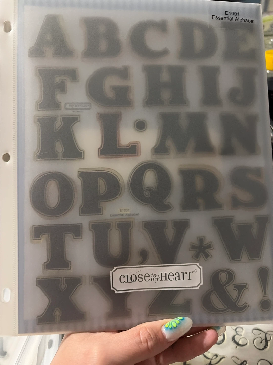 Close to My Heart Acrylic Stamps - Full Alphabet Sets - photo 4