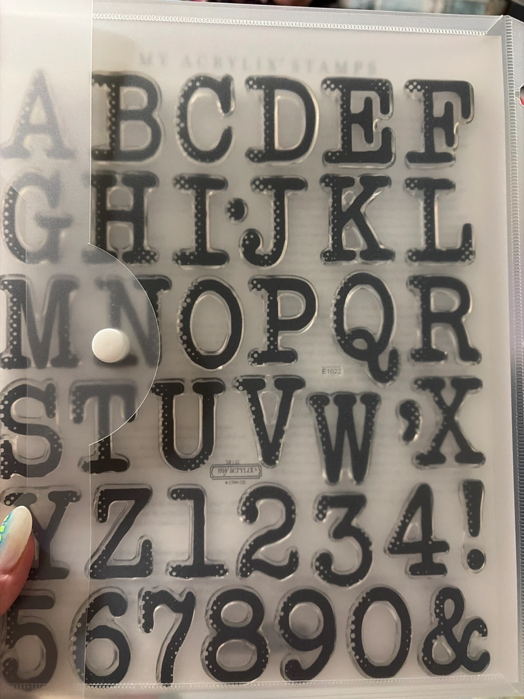 Close to My Heart Acrylic Stamps - Full Alphabet Sets - photo 5