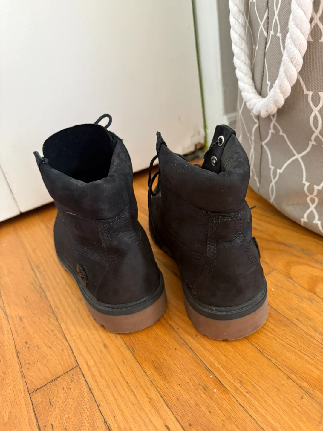 Timberland Black Boys Boots Size 5.5 - photo 3