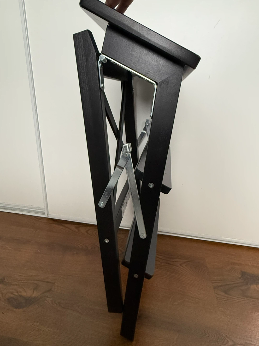 Black 3-Step Folding Step Stool - photo 5