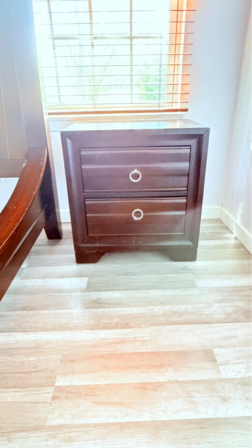 Dark Brown KING Bed Frame - photo 2