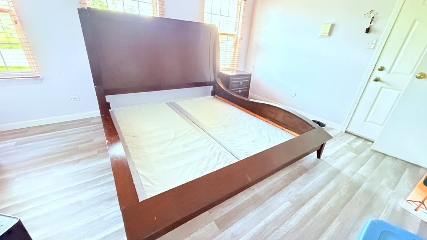 Dark Brown KING Bed Frame