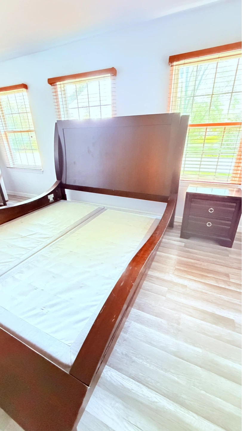 Dark Brown KING Bed Frame - photo 5