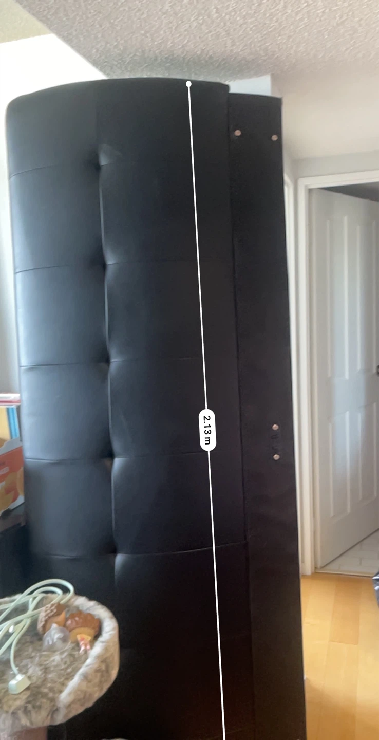 Cali KING SIZE Leather Bed frame