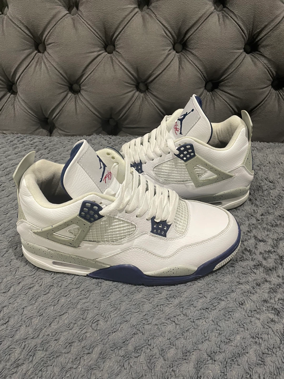 Air Jordan 4 Retro "Midnight Navy" Men's Size 10 - photo 5