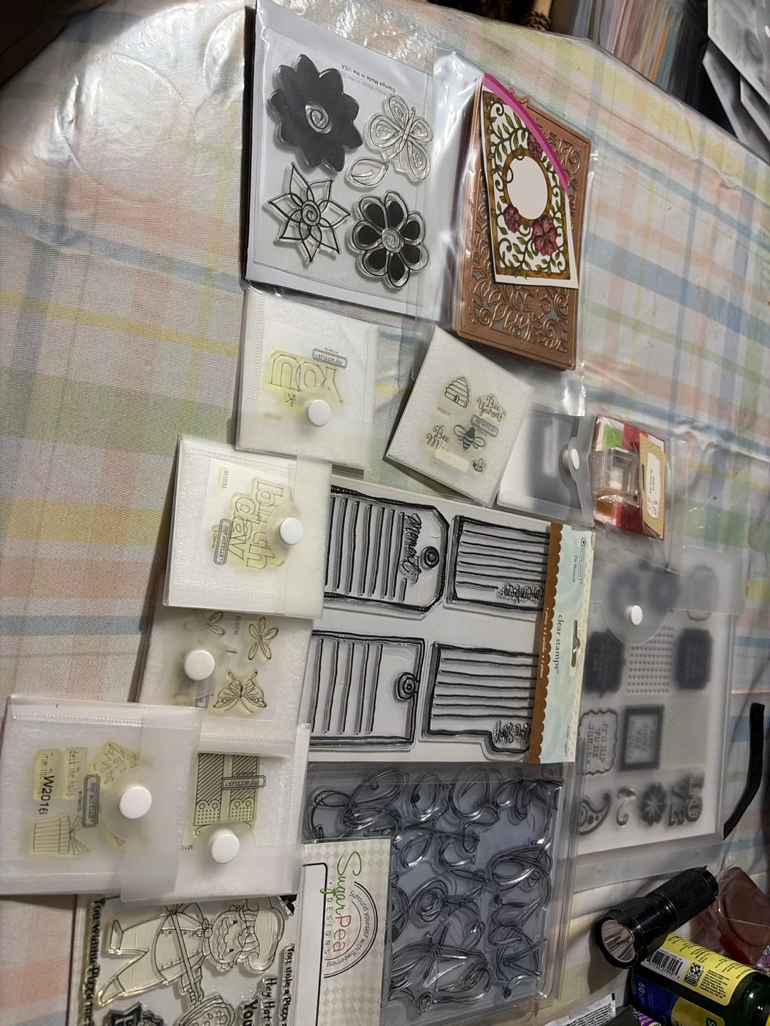 Assorted Clear Stamps for Crafting