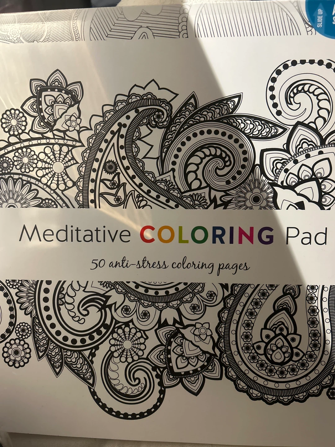 Meditative Coloring Pad - 50 Anti-Stress Coloring Pages