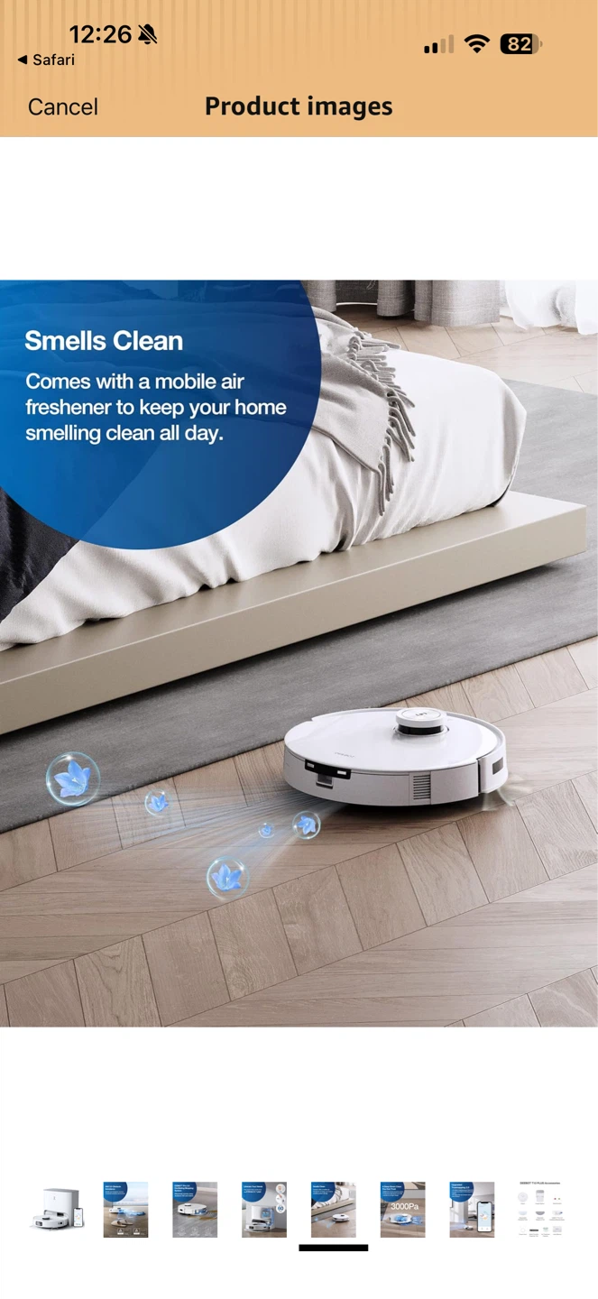 ECOVACS DEEBOT T10 Plus Robot Vacuum & Mop + Auto-Empty Stati - photo 5