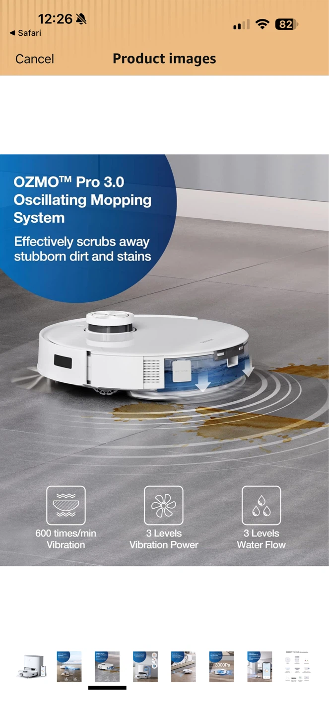 ECOVACS DEEBOT T10 Plus Robot Vacuum & Mop + Auto-Empty Stati - photo 3
