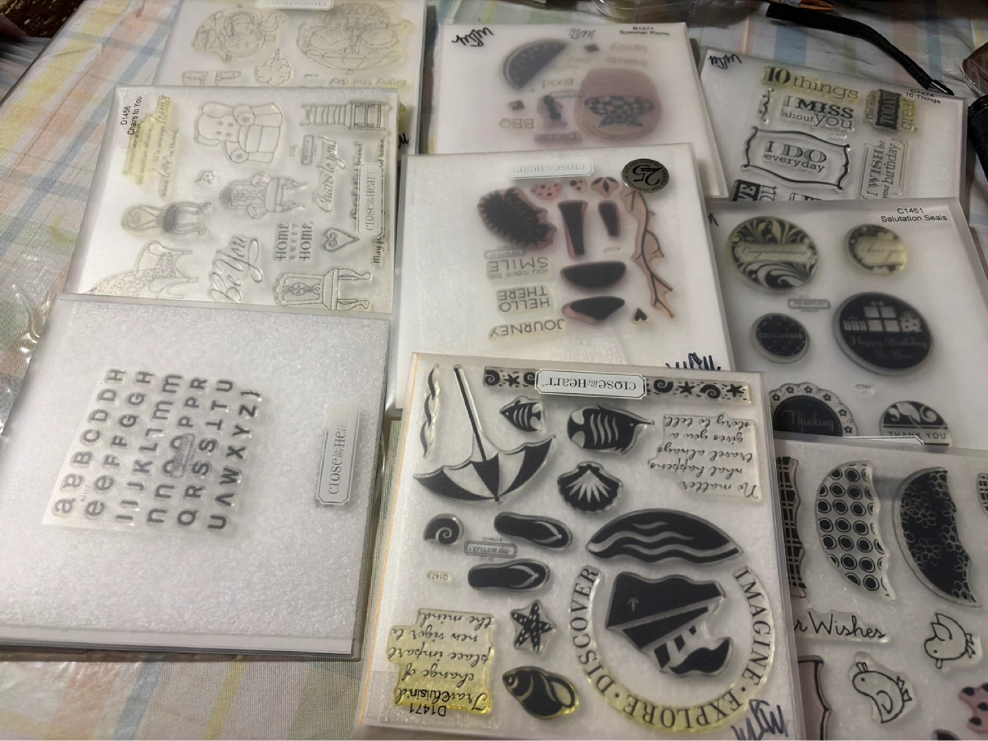 Close To My Heart Clear Stamp Lot - Various Designs