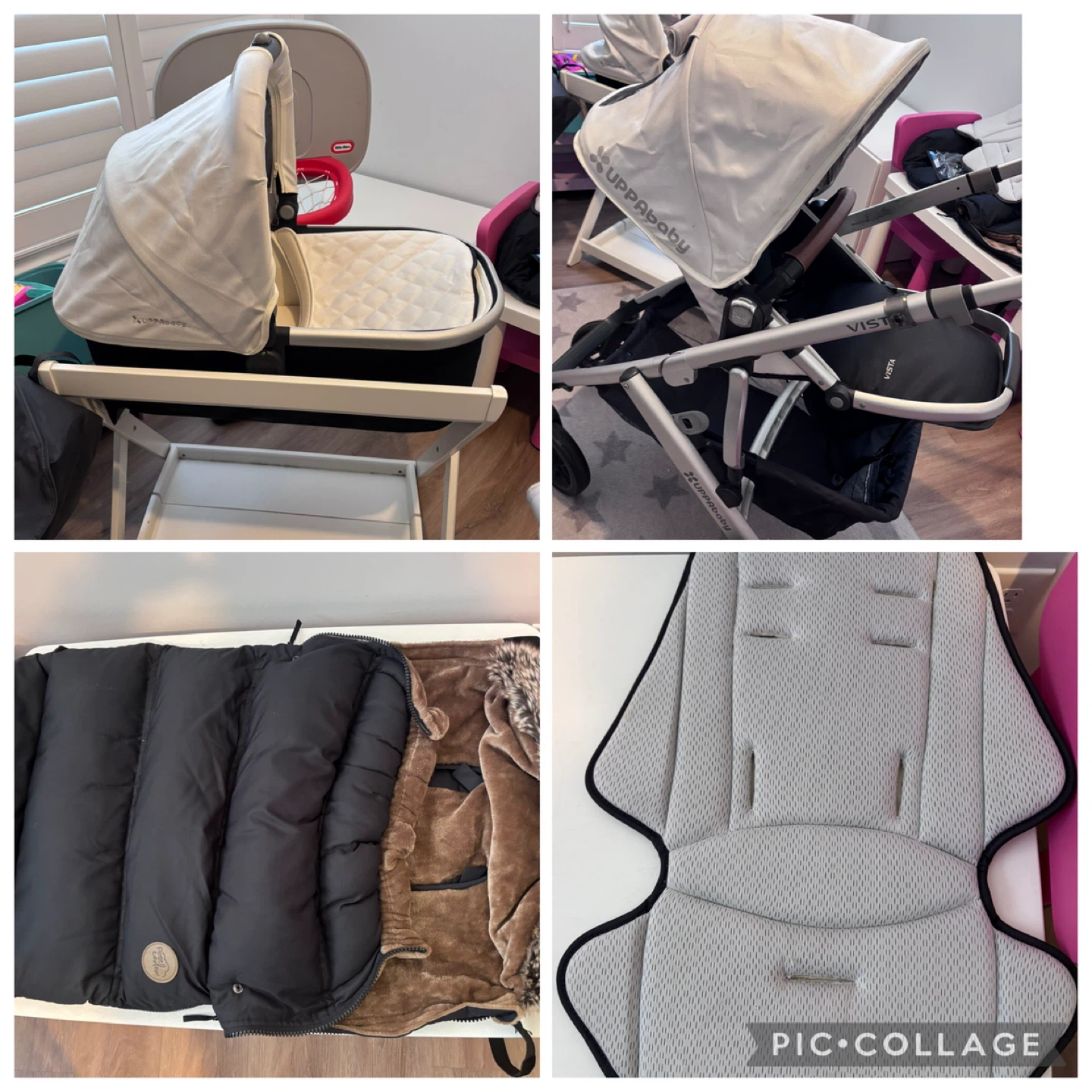 UPPAbaby Vista Stroller Bassinet and Footmuff