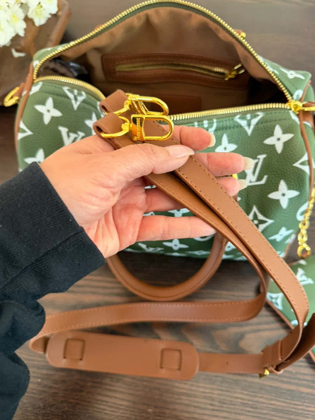 Speedy 30 Bag - Green Monogram - photo 4