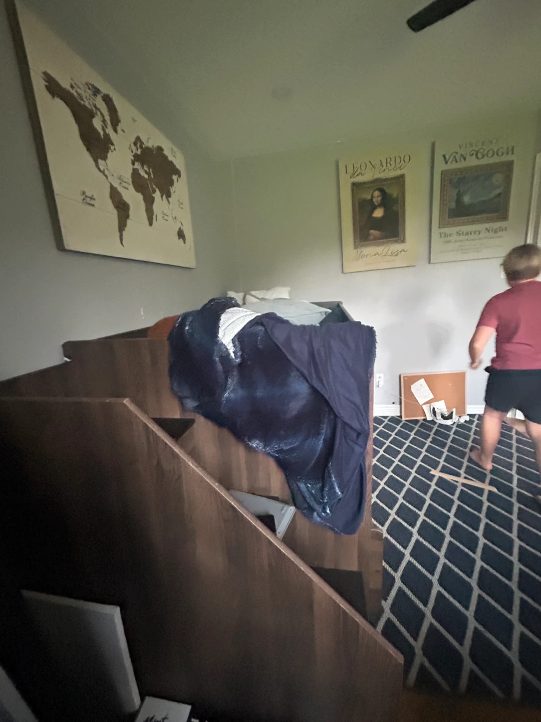 Wooden Bunk Bed with Stairs - photo 5
