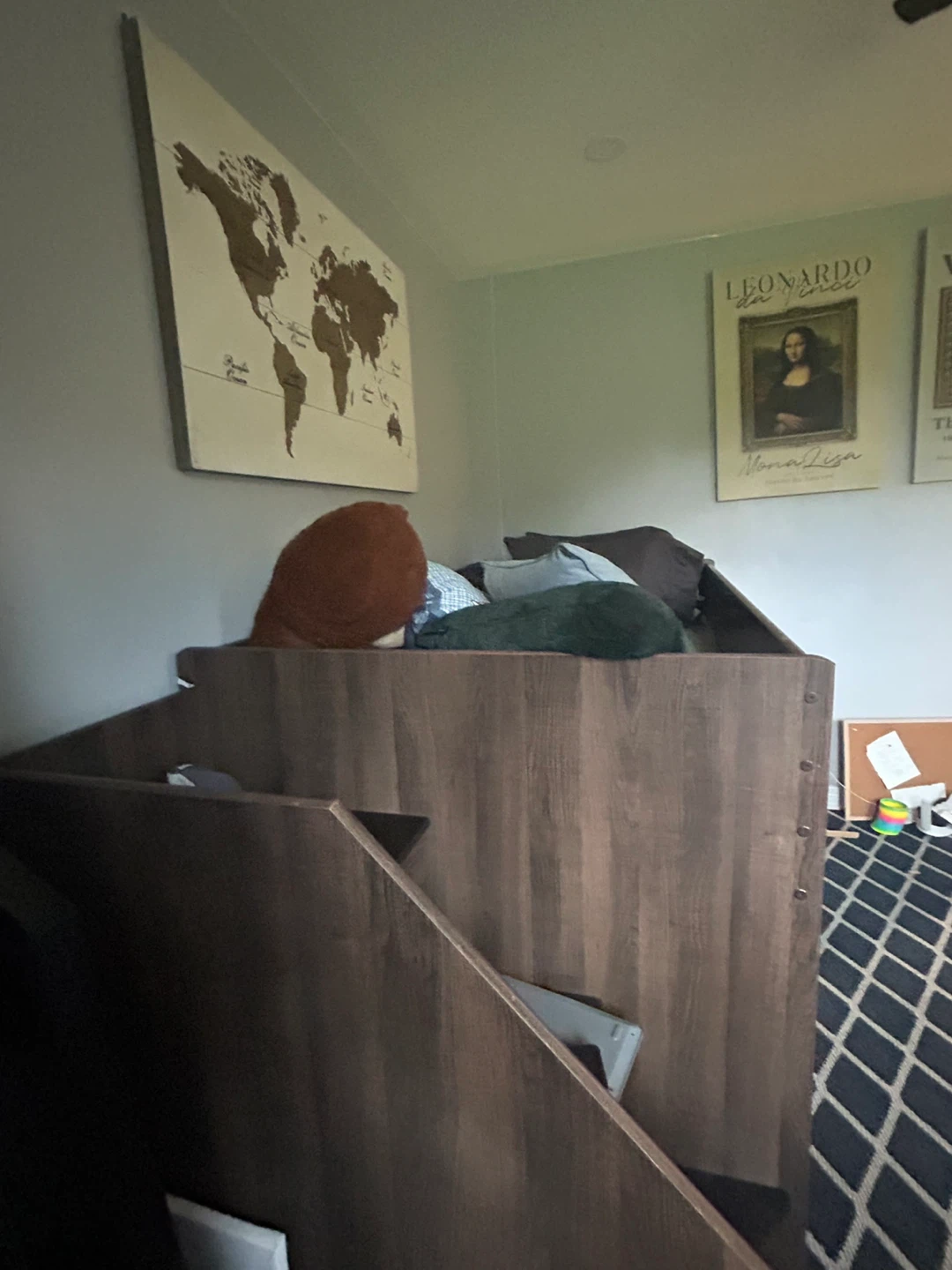 Wooden Bunk Bed with Stairs - photo 2