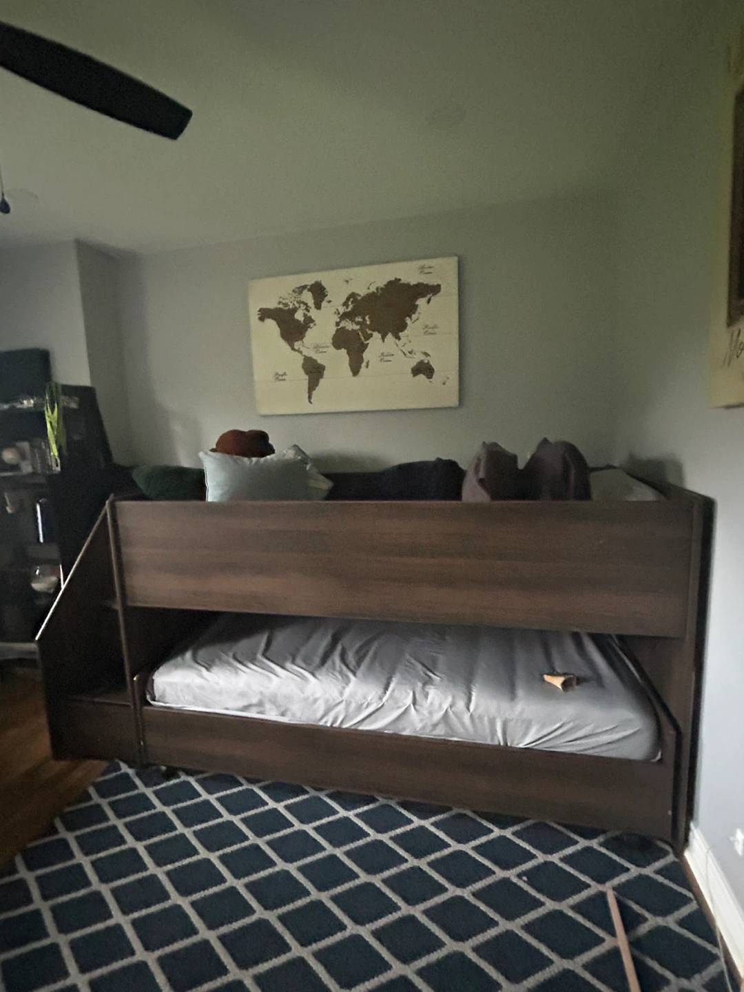 Wooden Bunk Bed with Stairs - photo 3