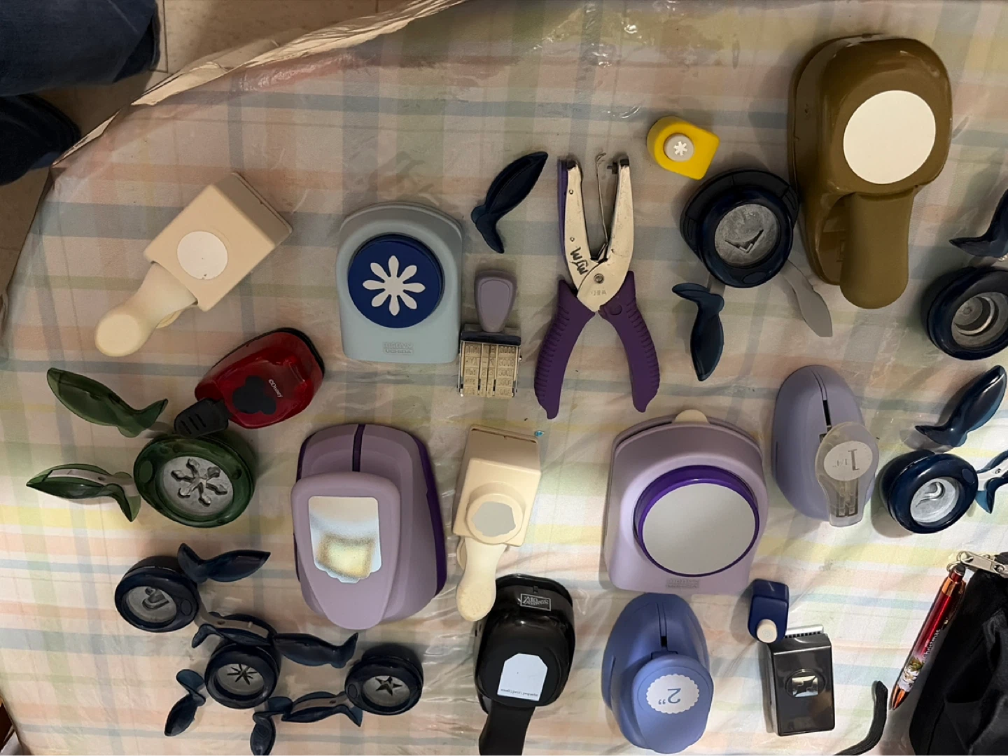 Assorted Paper Punches and Craft Tools
