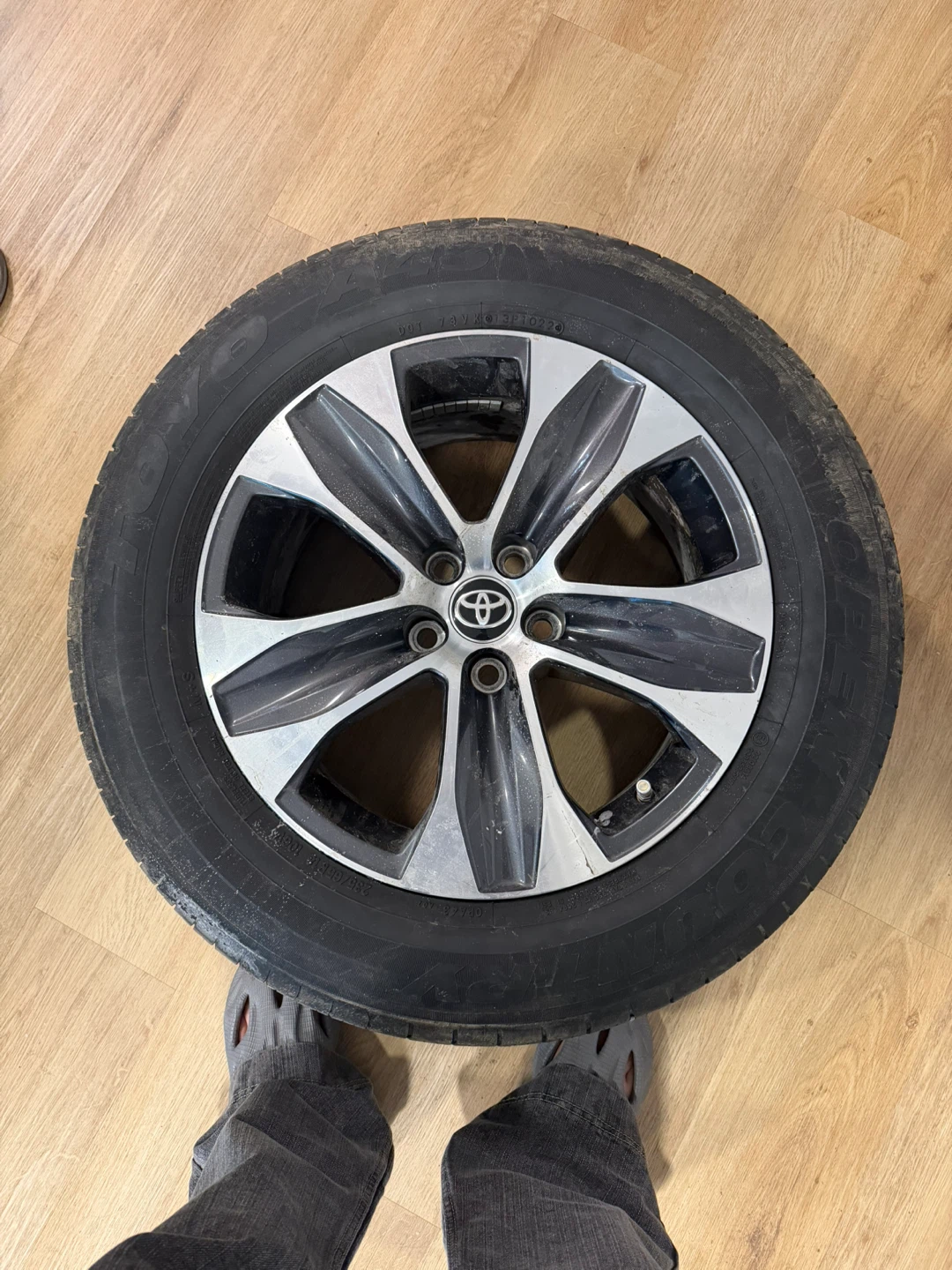 Brand New All 4 Toyota Alloy WHEELS with TIRE (235-65R 18)