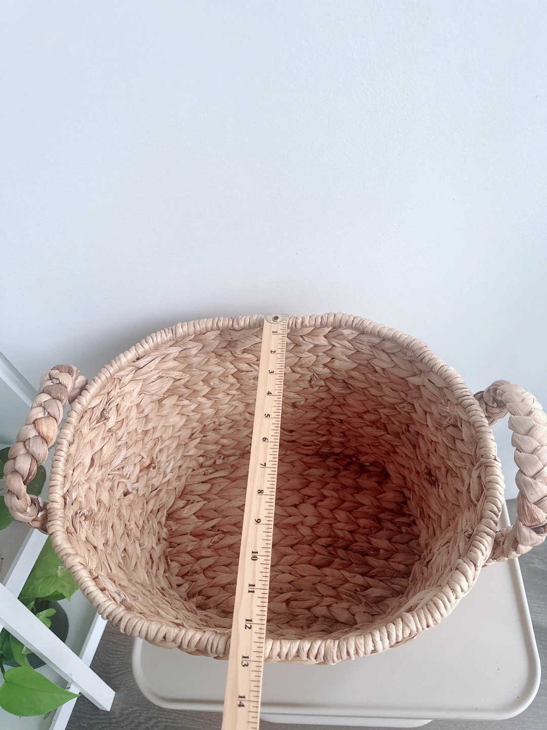Woven Hyacinth Basket with Handles - photo 4