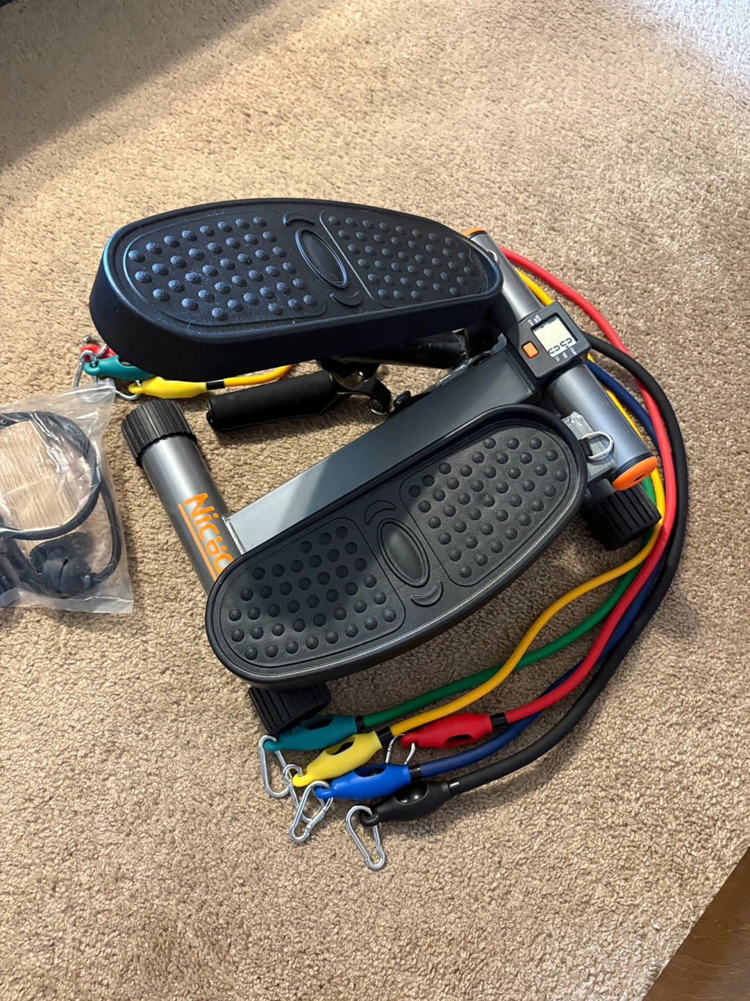 Stepper with Extra Exercise Bands - Brand New