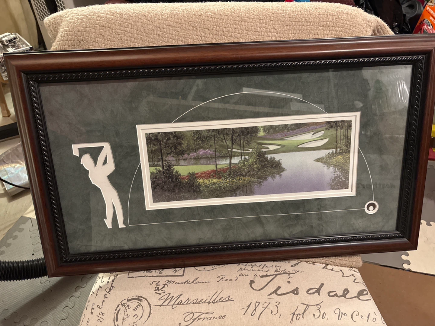 Golf Scene Framed Art