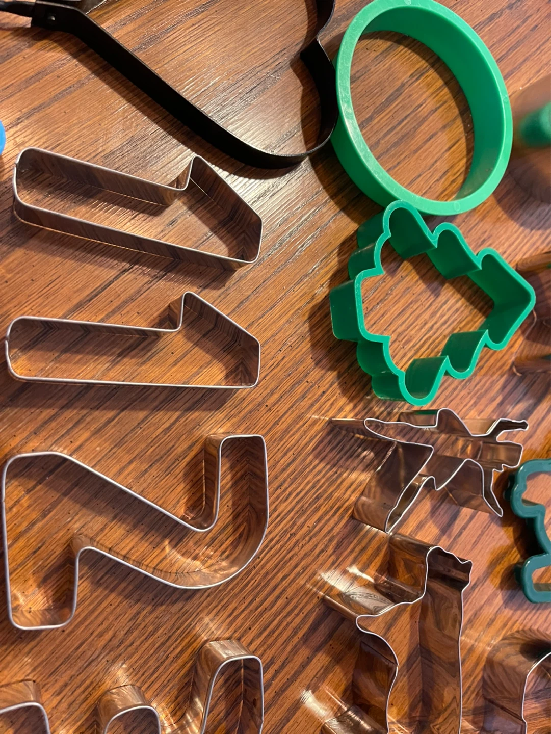 Assorted Metal Cookie Cutters - Numbers, Shapes, and Animals - photo 3
