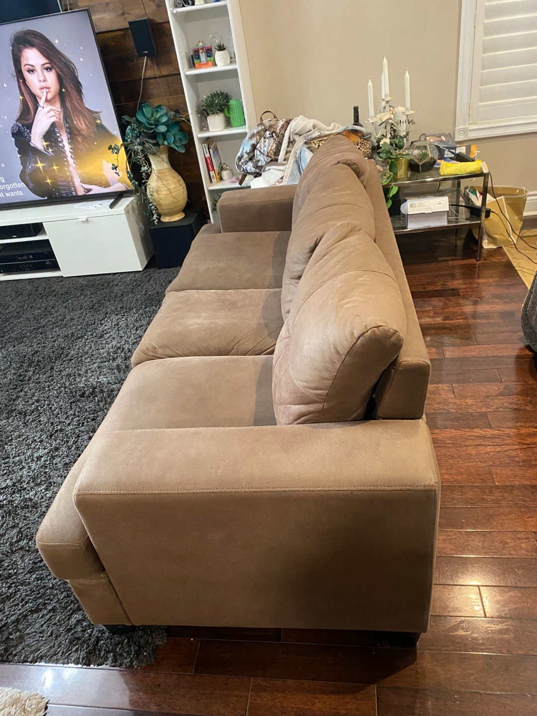 Brown Sectional Sofa - photo 2